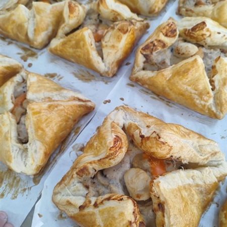 Feuilleté crevette et poissons 