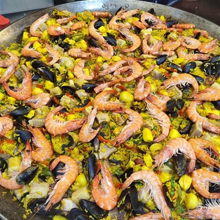 Paella de Poissons (1 portion environ de 200gr) "Maison"