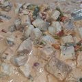 Panaché de poissons au lait de coco (1 portion environ 200gr)